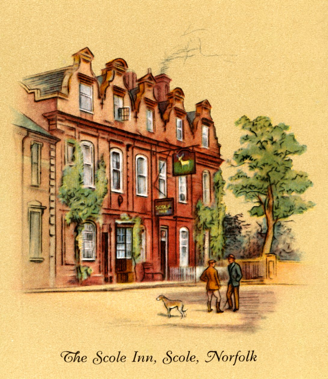 The Scole Inn, Scole, Norfolk, 1939. alkotó: Unbekannt