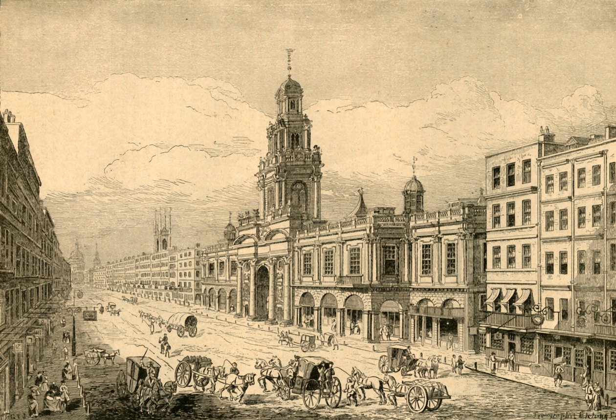 A második királyi börze, Cornhill, 1897. alkotó: Unbekannt