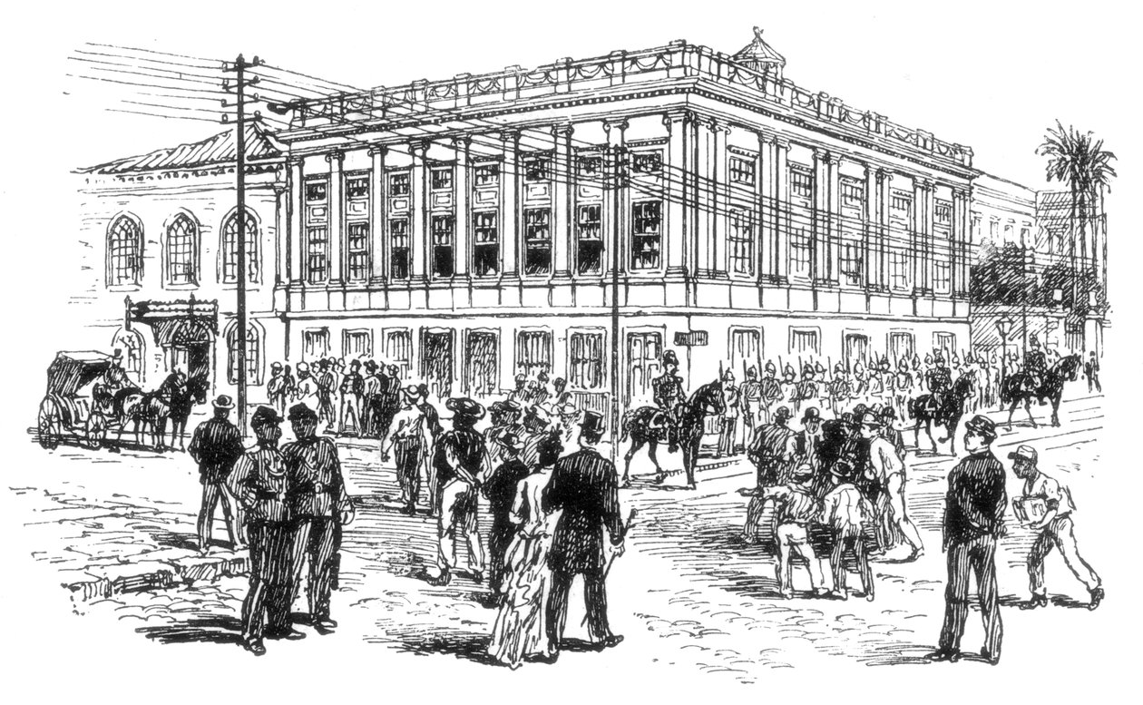 A Szenátus Háza, Rio de Janeiro, Brazília, 1892 alkotó: Unbekannt