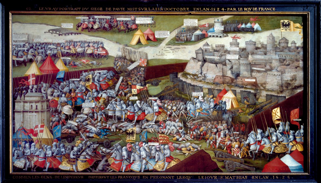 Pavia ostroma és csata, 1525-1528 alkotó: Unbekannt