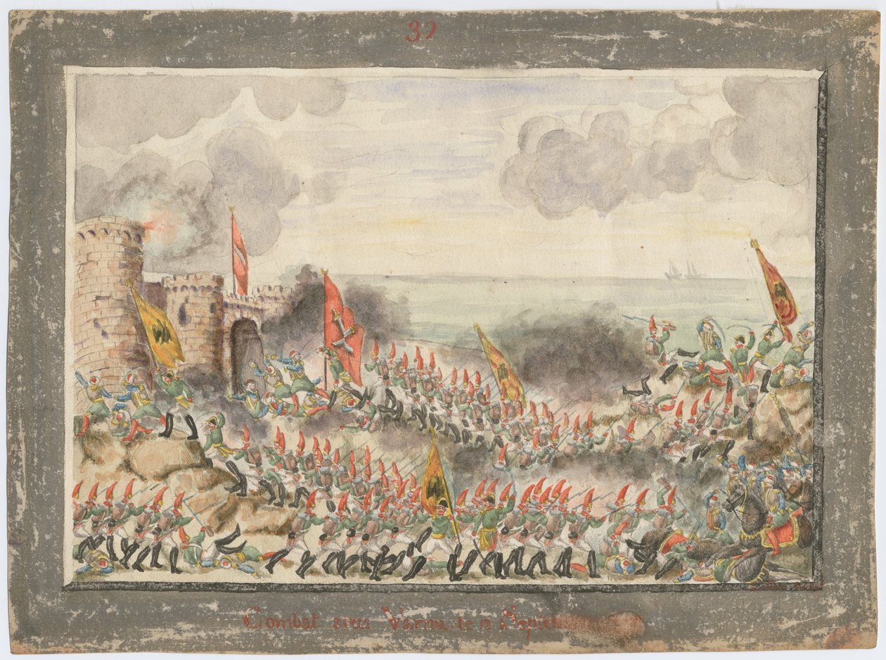 Várna ostroma 1828 szeptemberében, 1829 alkotó: Unbekannt