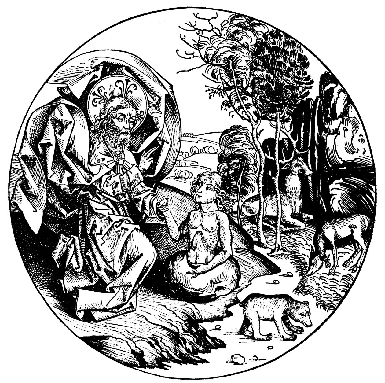 A teremtés hatodik napja, 1493 alkotó: Unbekannt