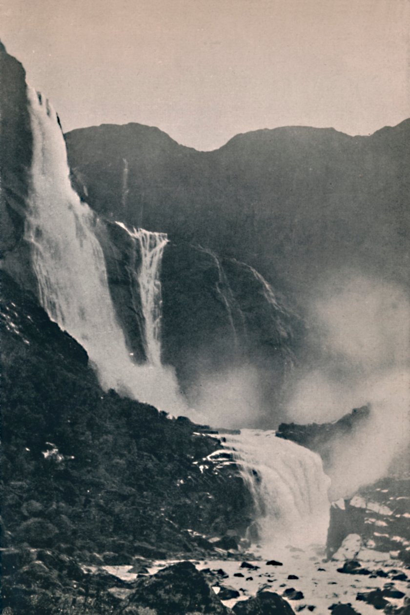 A Skjeggedal-vízesés, 1914. alkotó: Unbekannt
