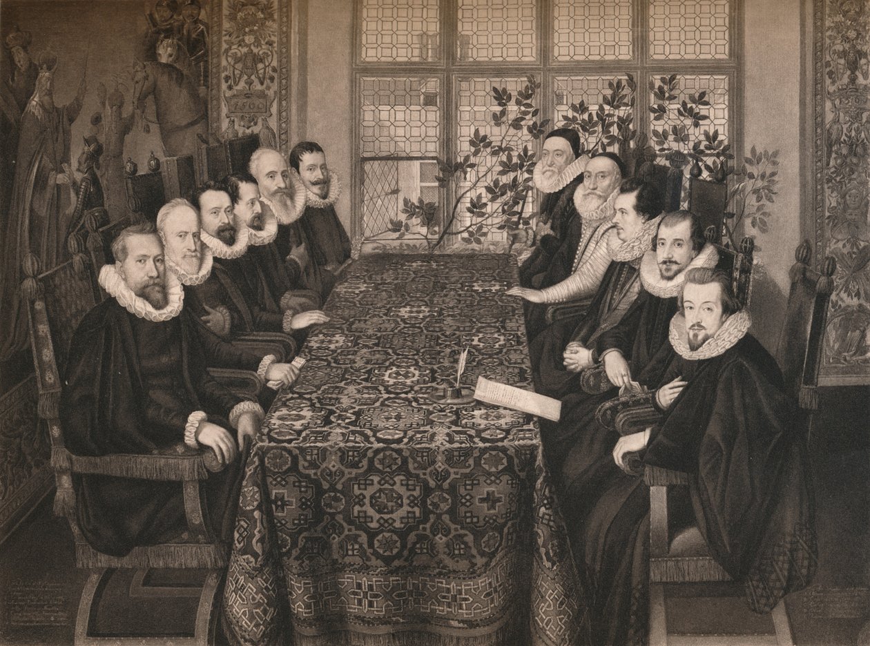 The Somerset House Conference, 1604, 1604, 1904 alkotó: Unbekannt
