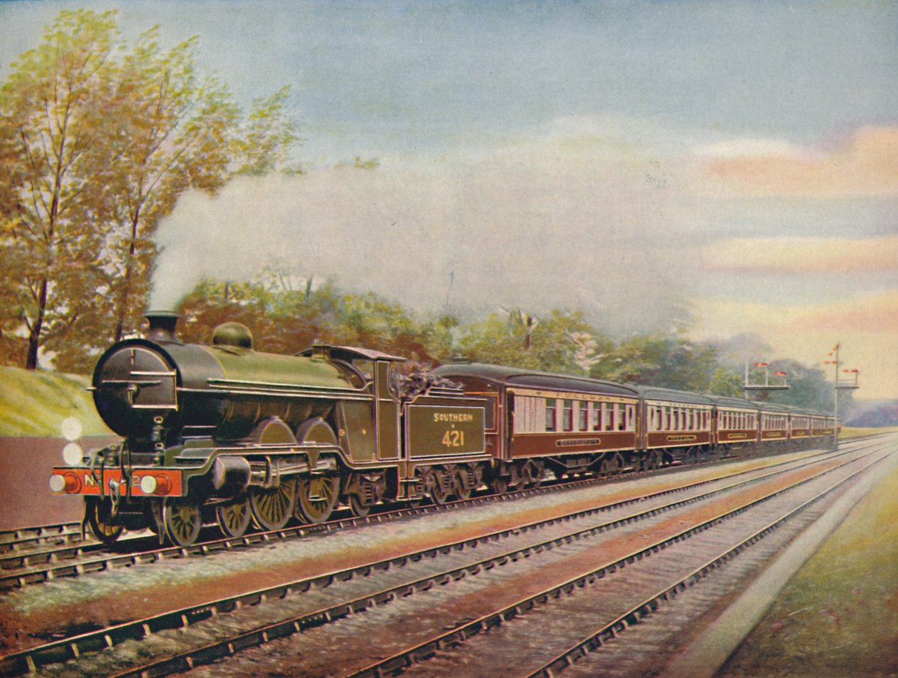 The Southern Belle Express, Southern Railway, 1926 alkotó: Unbekannt