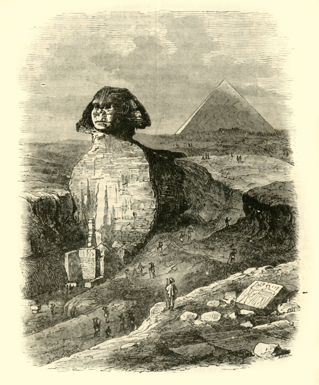 A szfinx, 1890. alkotó: Unbekannt