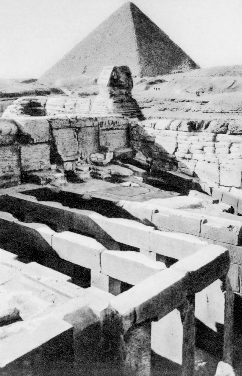 A Szfinx templom, Kairó, Egyiptom, 1920-as évek alkotó: Unbekannt