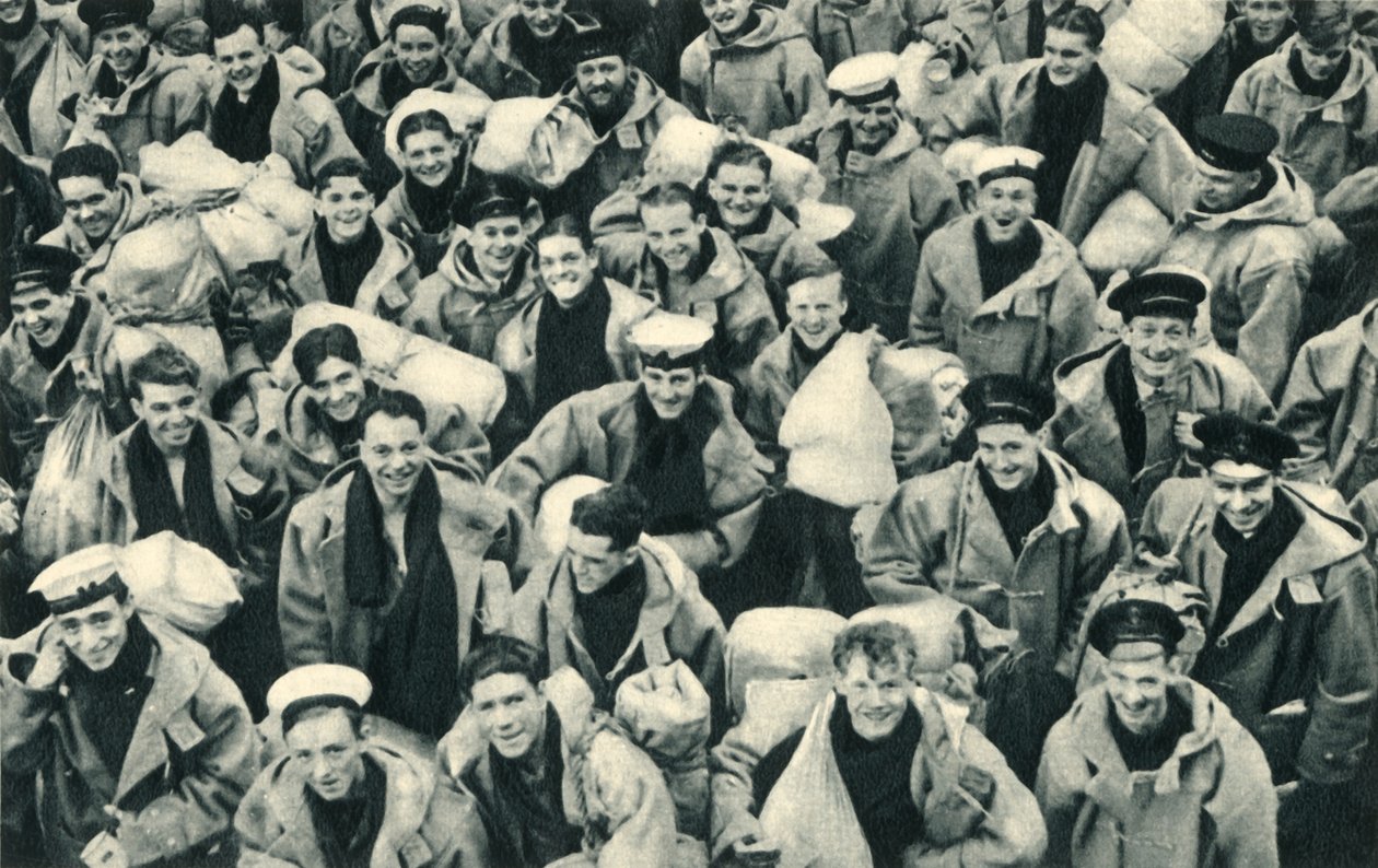 A bárka szelleme, - a Királyi Haditengerészet tengerészei, 1942. alkotó: Unbekannt