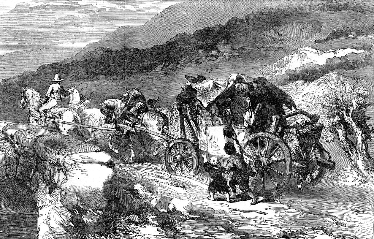 A múlt század színpadi edzője, 1855 alkotó: Unbekannt