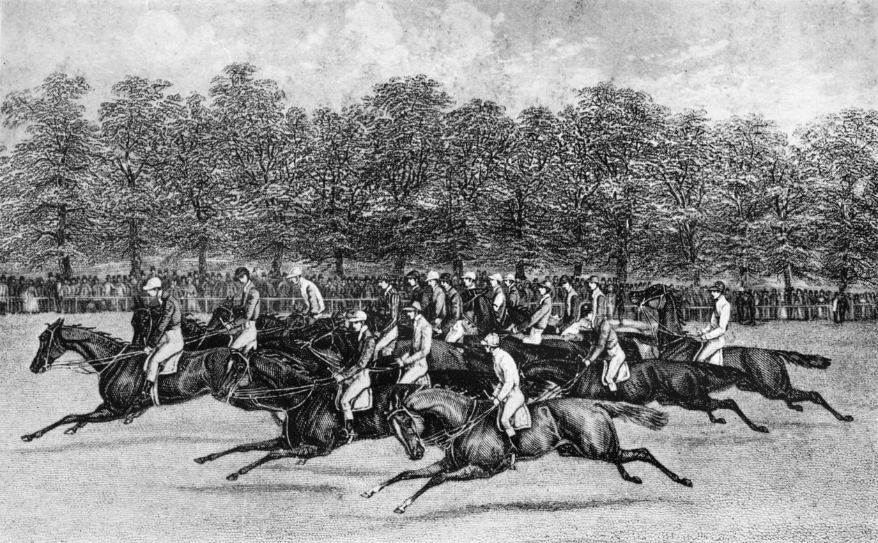 A St. Leger kezdete, 1851, 1911 alkotó: Unbekannt