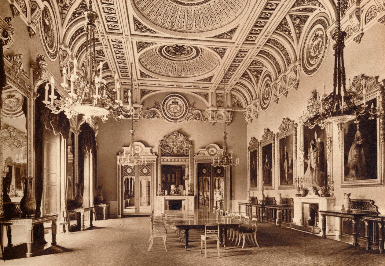 A State Dining Room, Buckingham-palota, 1935 alkotó: Unbekannt