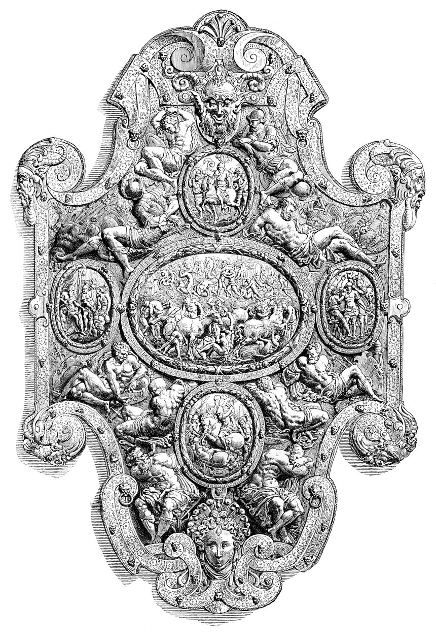 V. Károly állampajzsa, 16. század, 1882 alkotó: Unbekannt