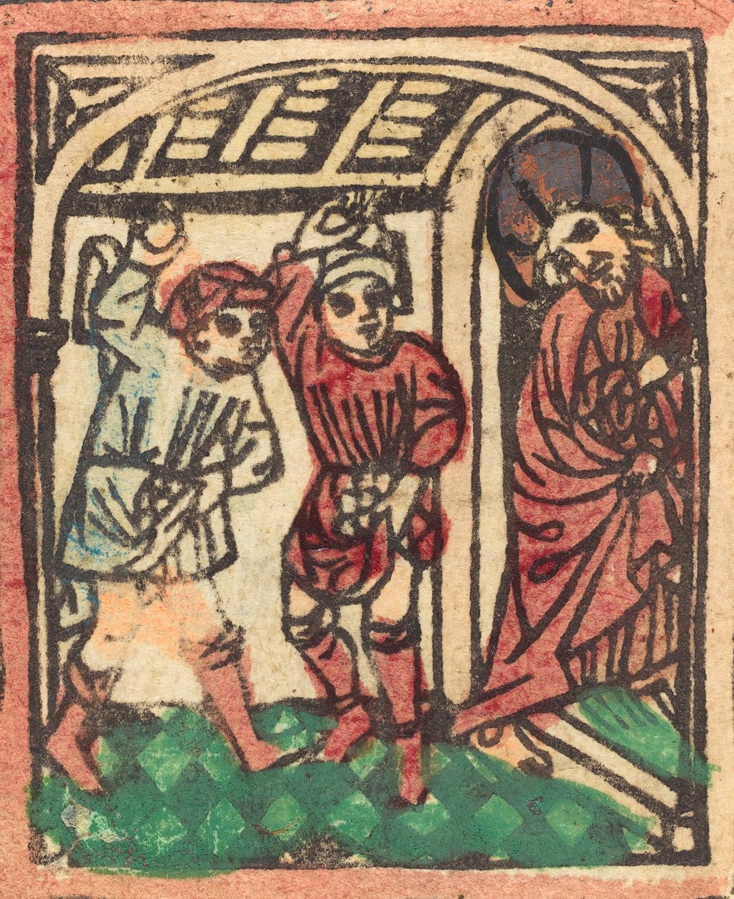 Krisztus megkövezése c. 14401450. alkotó: Unbekannt
