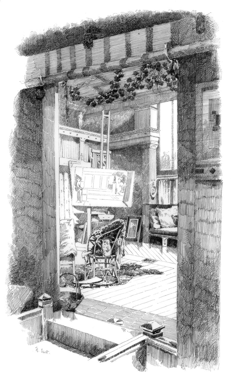 A stúdió, 1880-1882 alkotó: Unbekannt