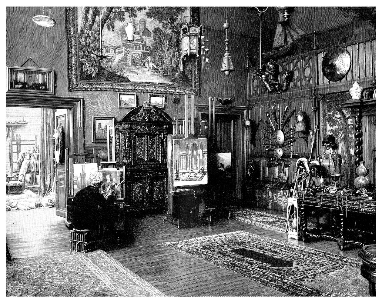 Monsieur JL Gerome tanulmánya, 1901 alkotó: Unbekannt