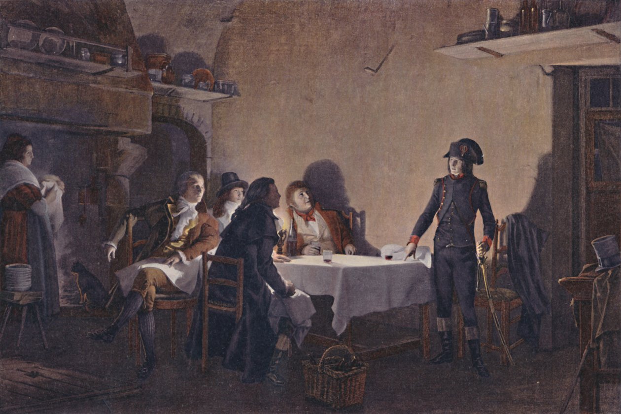 Beaucaire-i vacsora, 1793, 1896 alkotó: Unbekannt