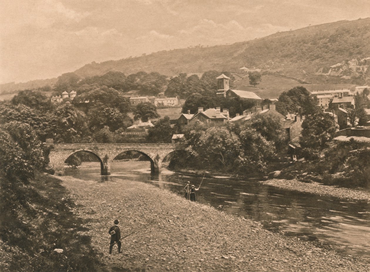 The Taff at Treforest, Pontypridd közelében, 1902 alkotó: Unbekannt