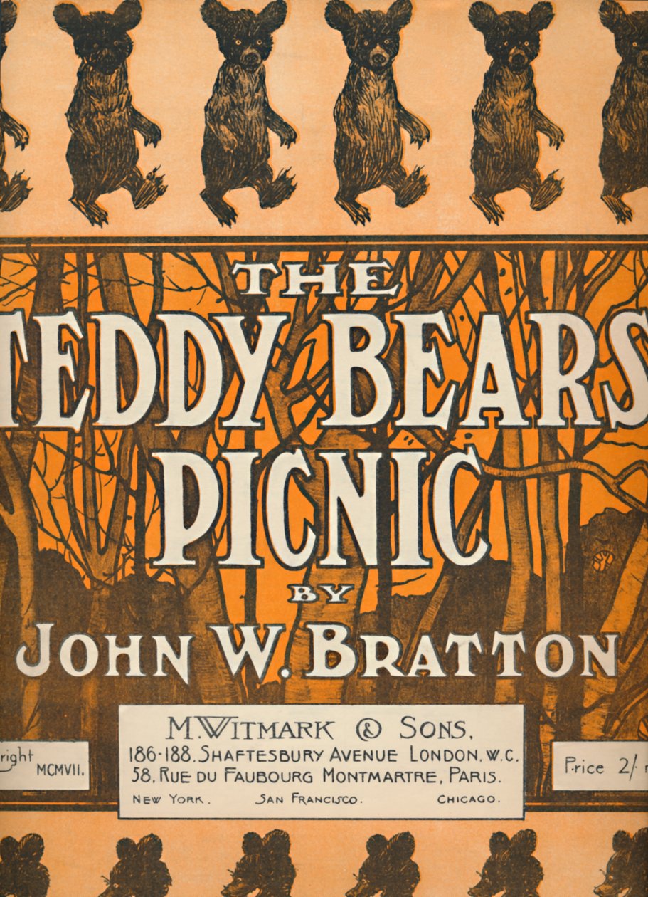 Teddy Bears Piknik, 1907. alkotó: Unbekannt