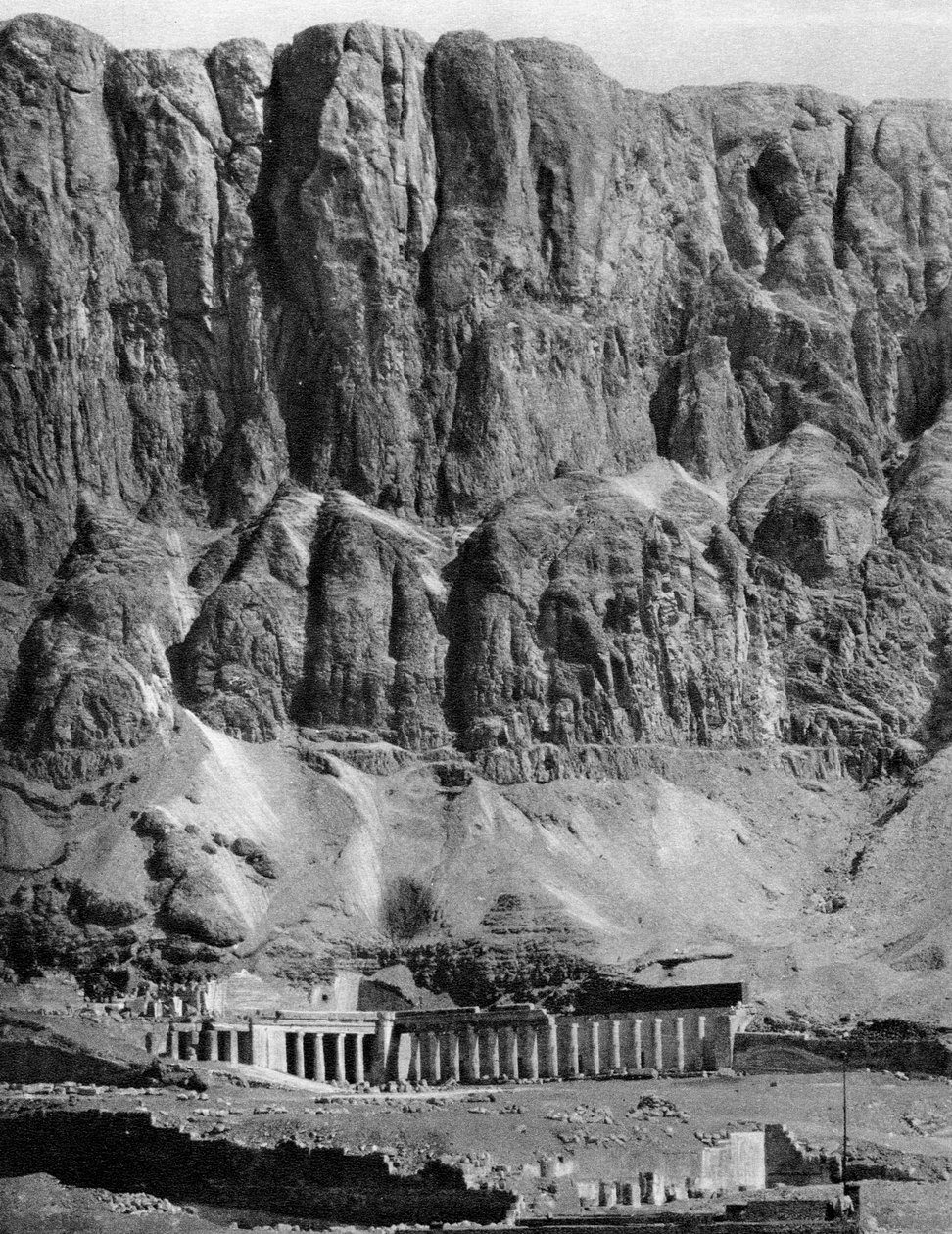 Deir-El-Bahari temploma, Egyiptom, 1936 alkotó: Unbekannt