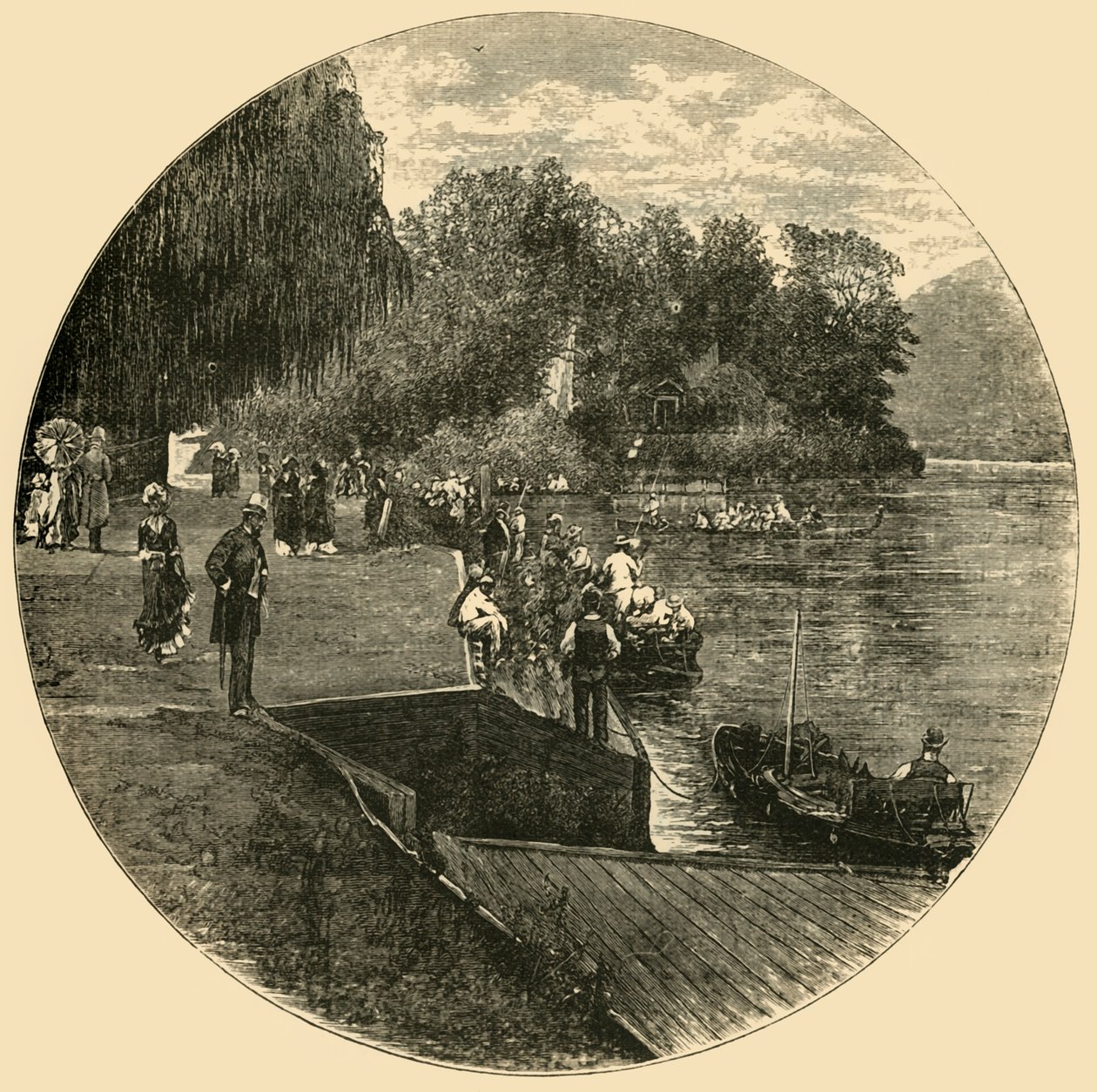 A Temze Ray Meadnél, 1898. alkotó: Unbekannt