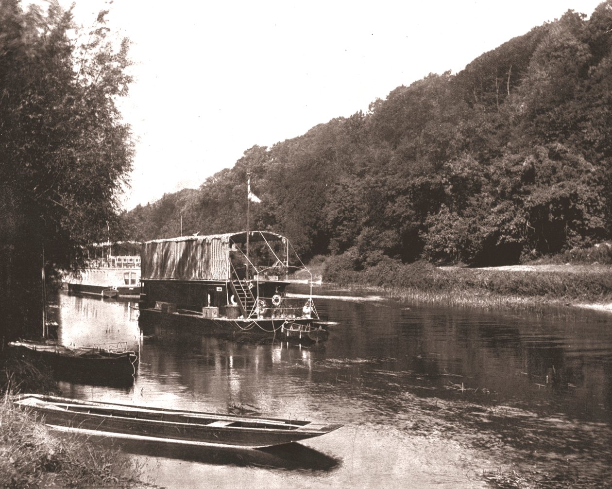 A Temze Cliveden Wood alatt, Berkshire, 1894. alkotó: Unbekannt