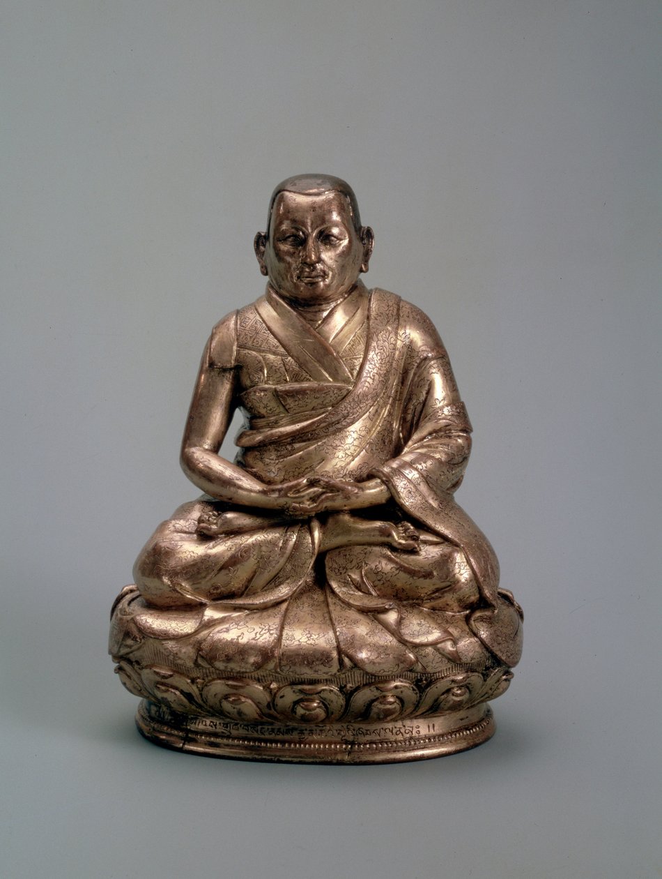 A harmadik dalai láma, Sonam Gyatso 1543-1588, XVI-XVII. alkotó: Unbekannt