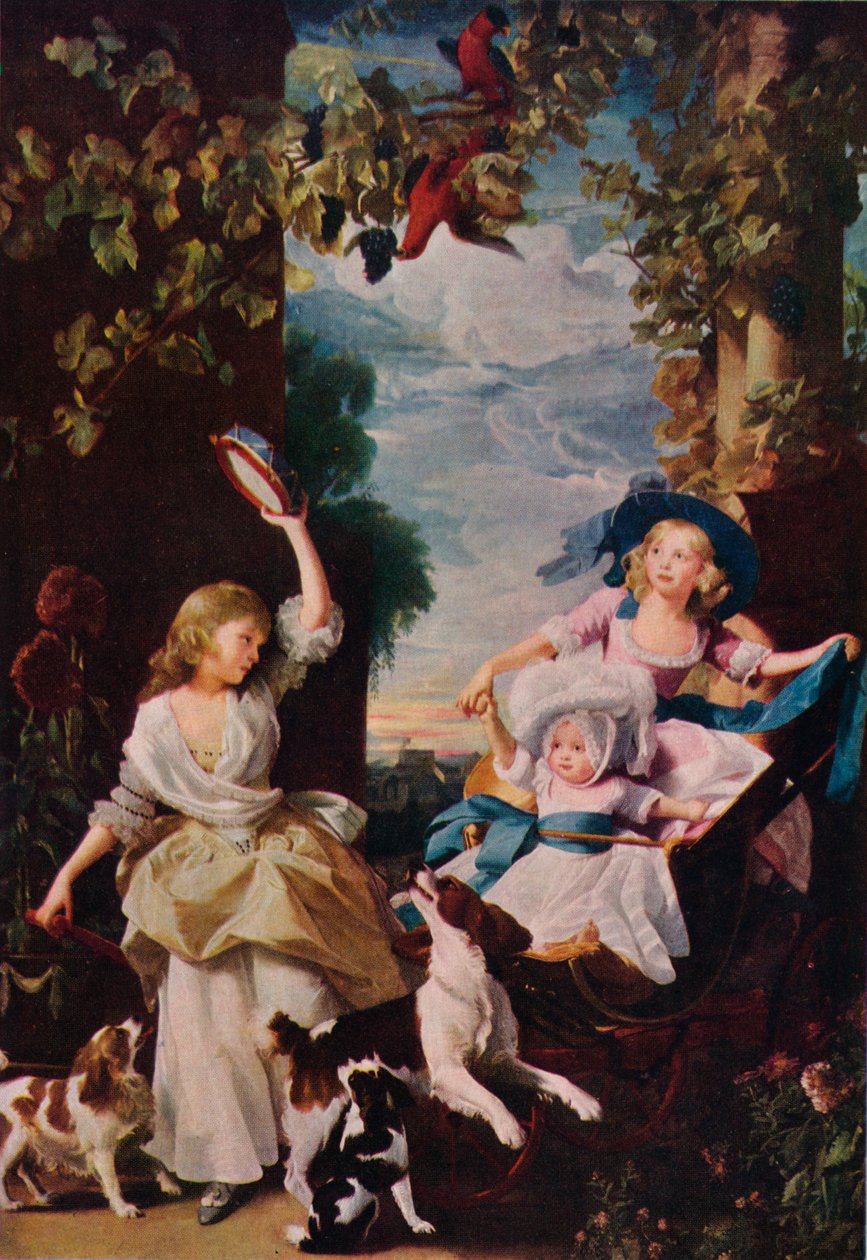 III. György három legfiatalabb lánya, 1785, 1937 alkotó: Unbekannt
