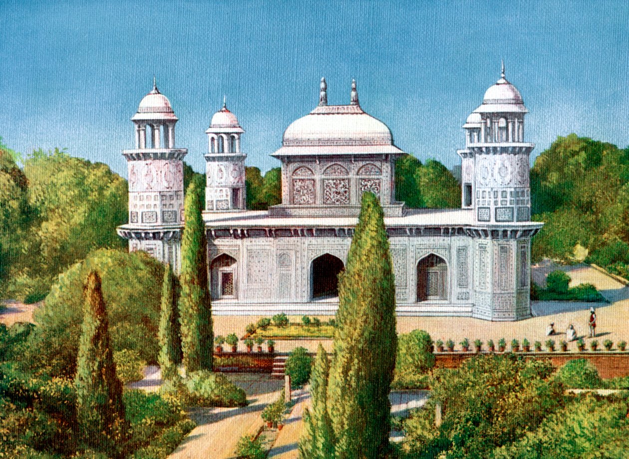Itmad-ud-Dowlah sírja, Agra, India, XX. század eleje alkotó: Unbekannt