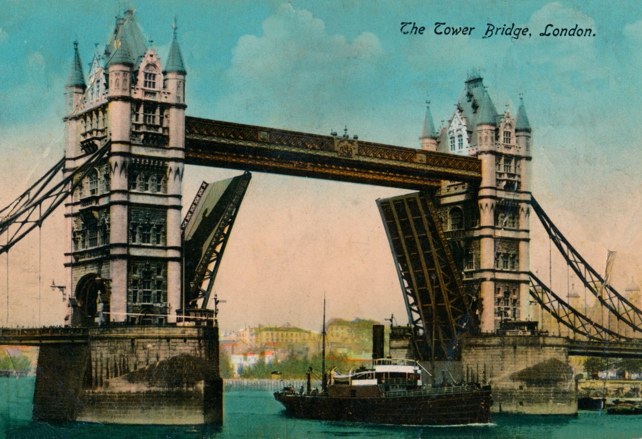 A Tower Bridge, 1915, 1900-1930 alkotó: Unbekannt
