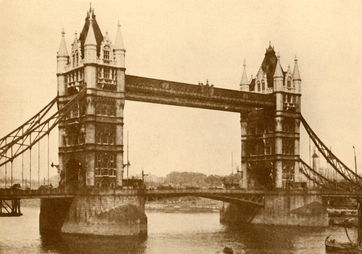 A Tower Bridge, London, 1930. alkotó: Unbekannt