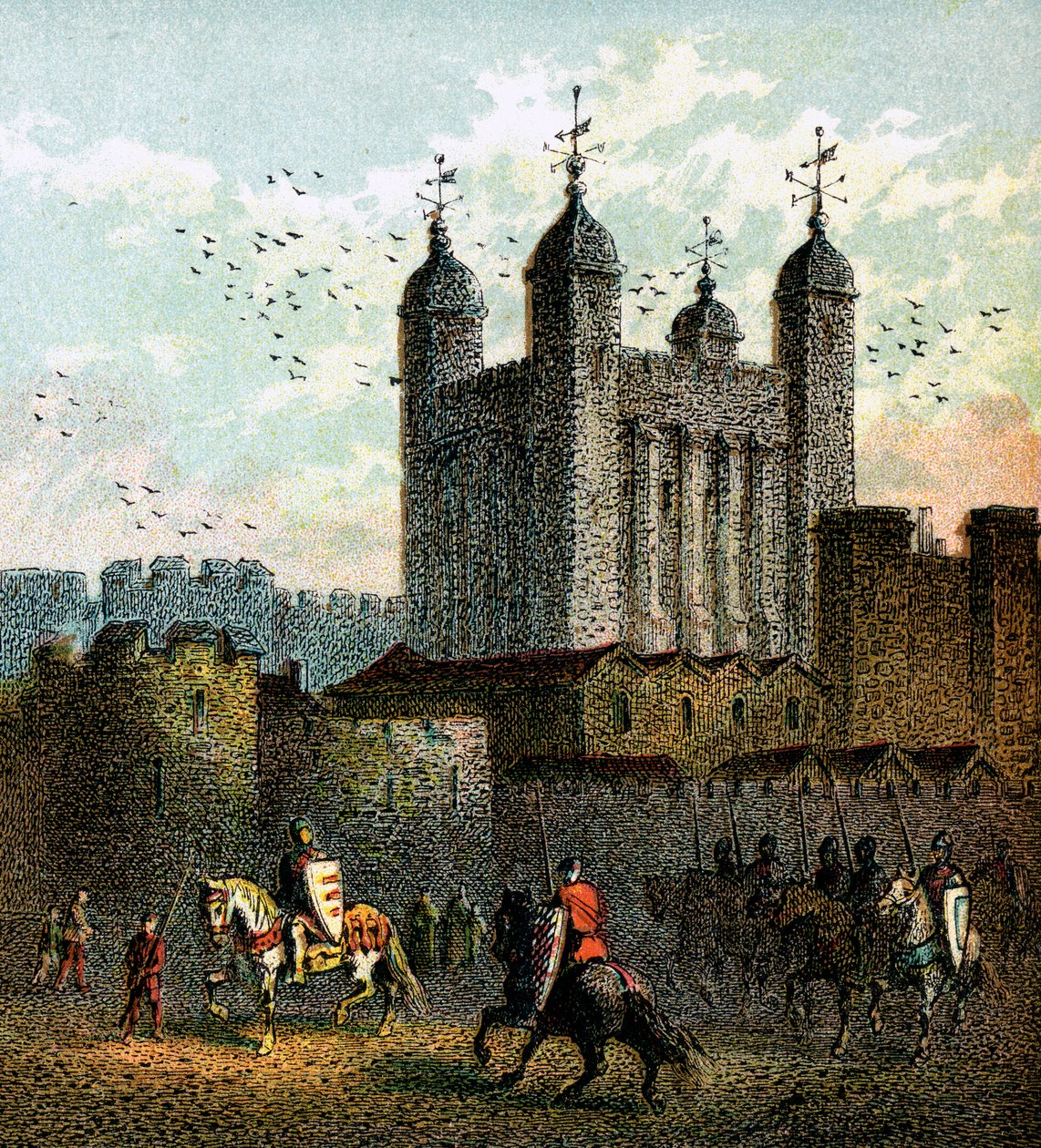 A londoni Tower, 1850 alkotó: Unbekannt
