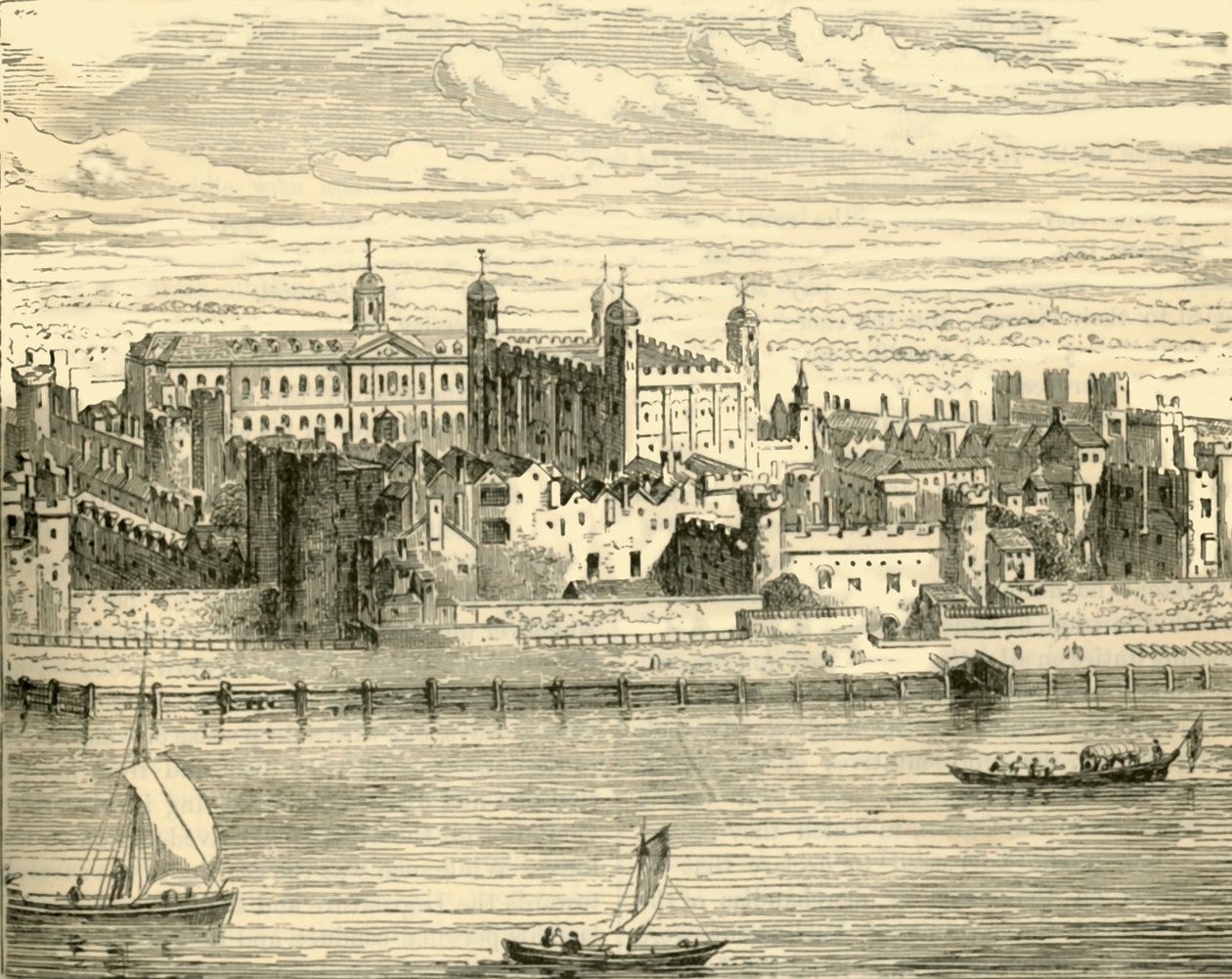 A londoni Tower, 1890. alkotó: Unbekannt