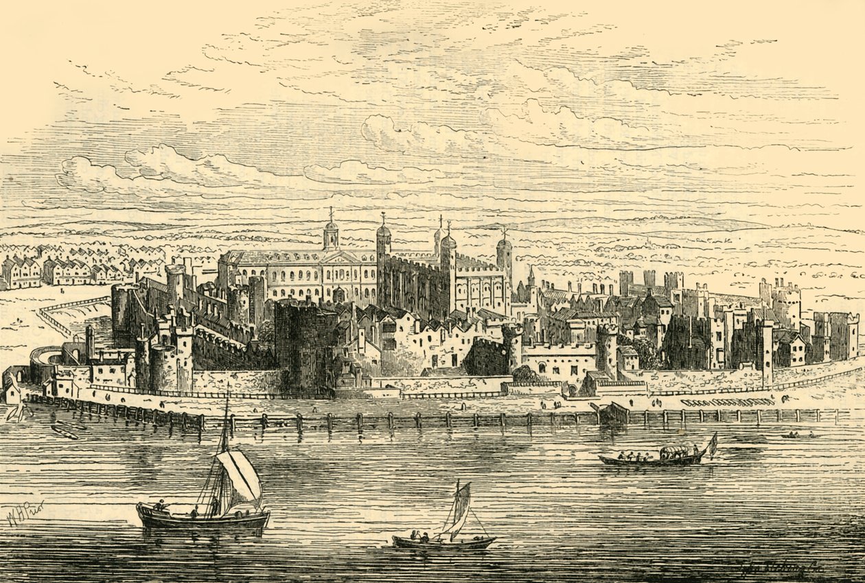 A londoni Tower, 1872. alkotó: Unbekannt