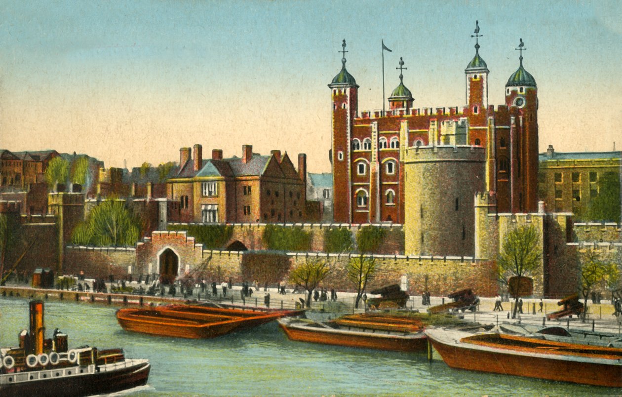 A londoni Tower, 1910. alkotó: Unbekannt