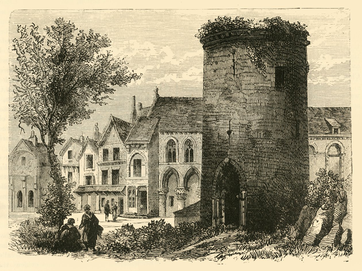 Louis DOutremer tornya Laonban 1831-ben, 1890-ben megsemmisült. alkotó: Unbekannt
