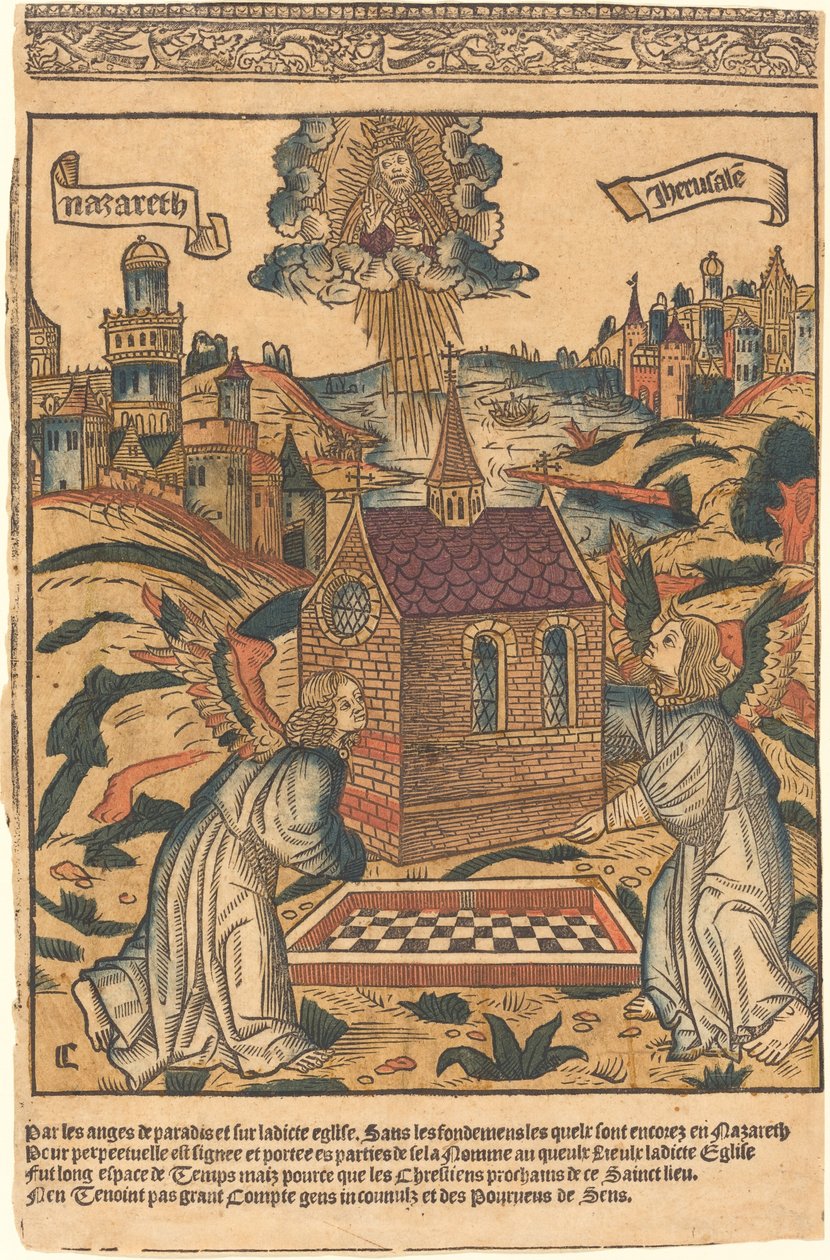 A Loretói Szent Ház szállítása, 1494. alkotó: Unbekannt