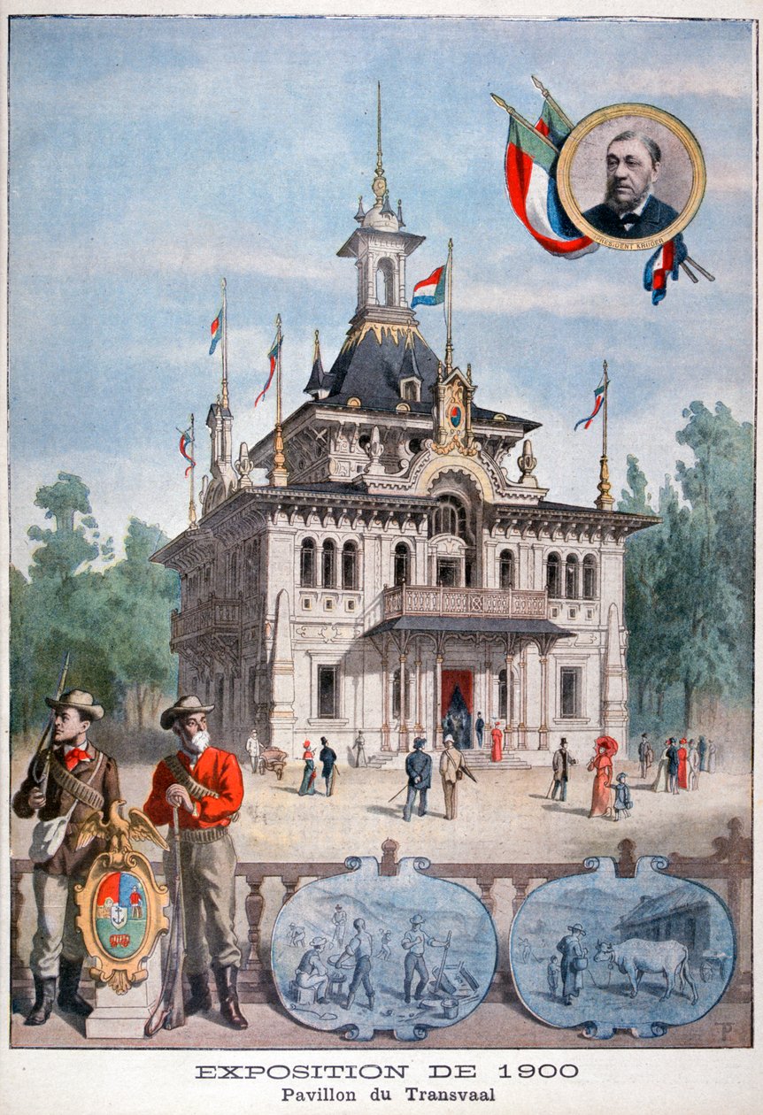 A Transvaal pavilon az 1900-as egyetemes kiállításon, Párizs, 1900 alkotó: Unbekannt