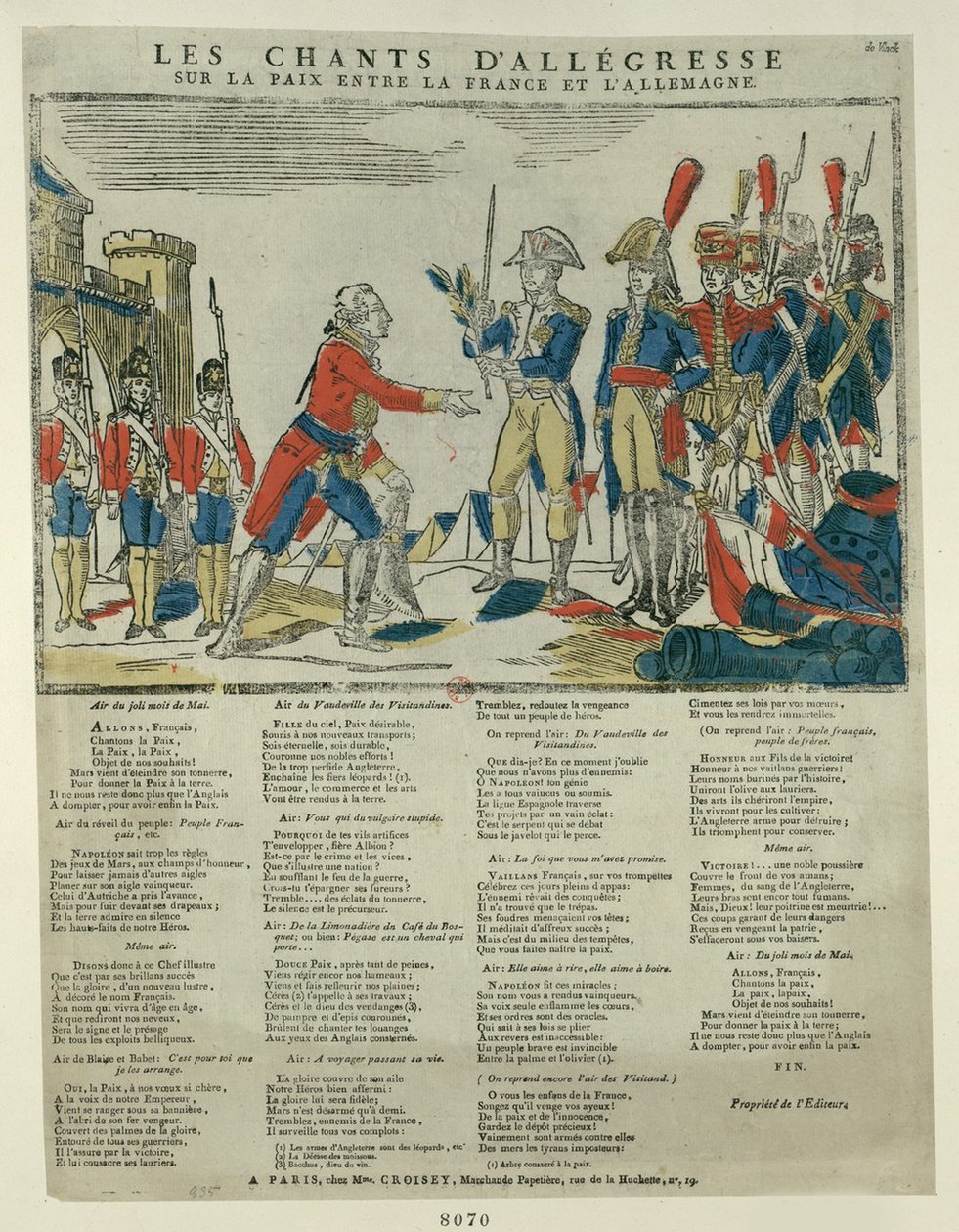 A pressburgi szerződés, 1805 alkotó: Unbekannt