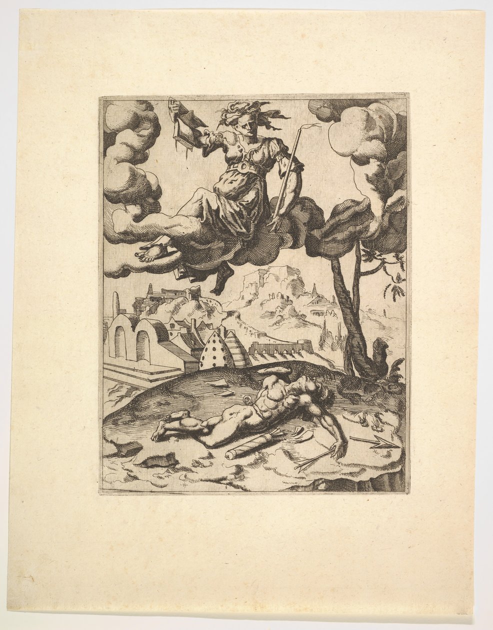 A tisztaság diadala a Petrarka diadalaiból, kb. 1548-49. alkotó: Unbekannt