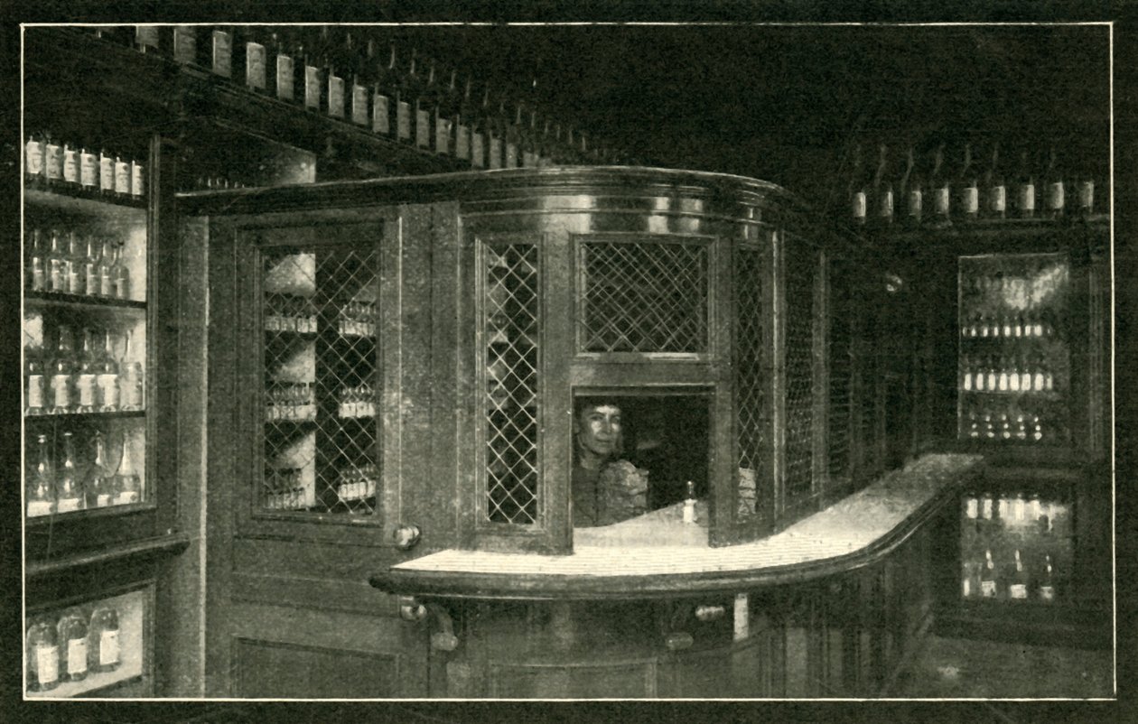 A Tsars Public House semmiképpen sem vonzó társalgó, 1901. alkotó: Unbekannt