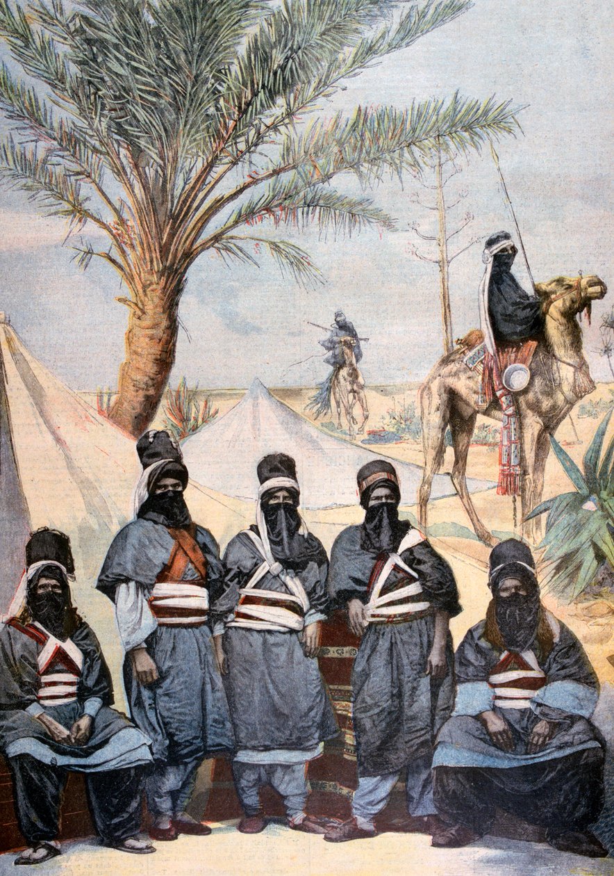 A tuareg karaván a téli Velodrome-on, Párizs, 1894 alkotó: Unbekannt