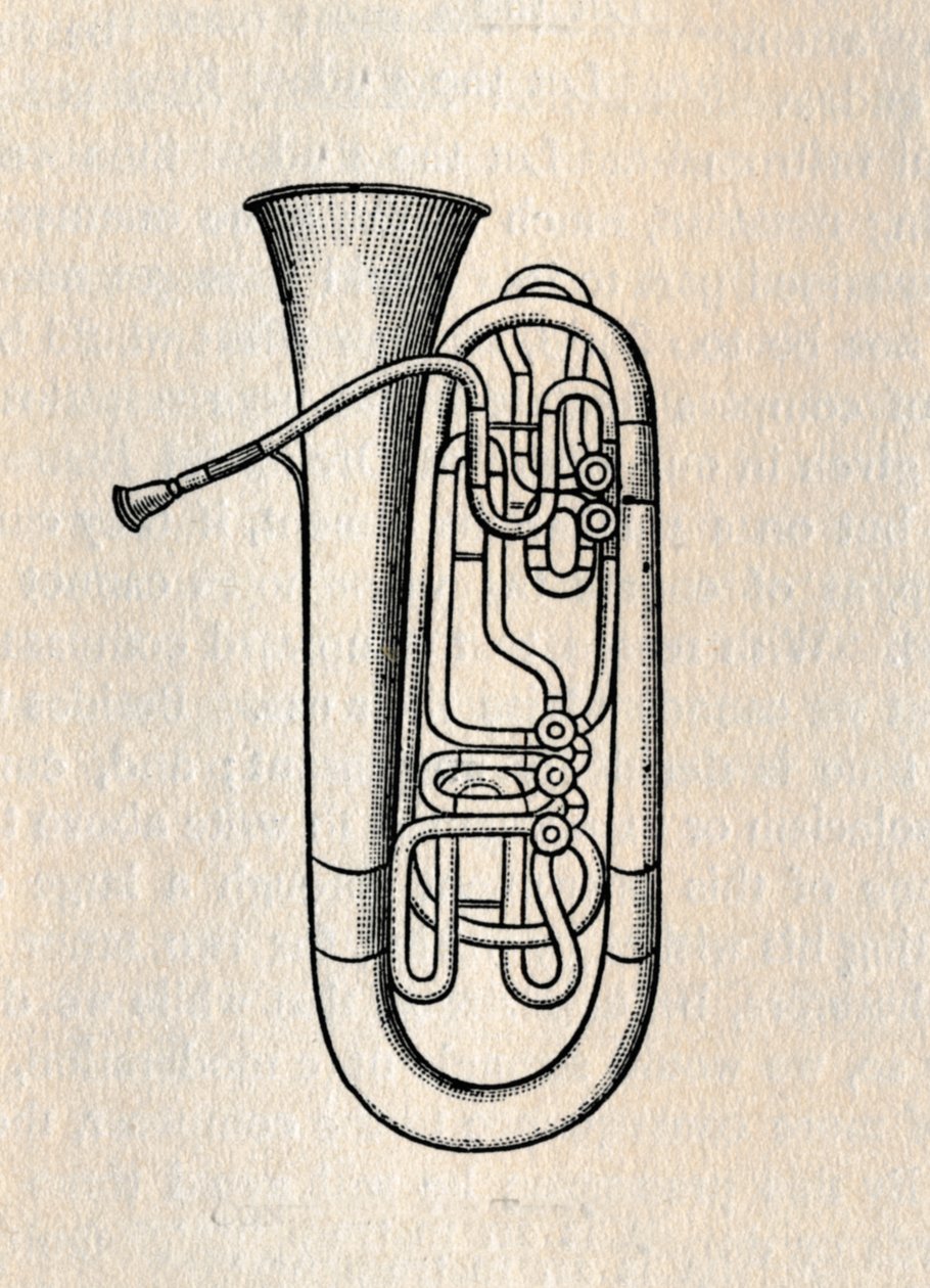 The Tuba - Contra Bass Tuba, 1895. alkotó: Unbekannt
