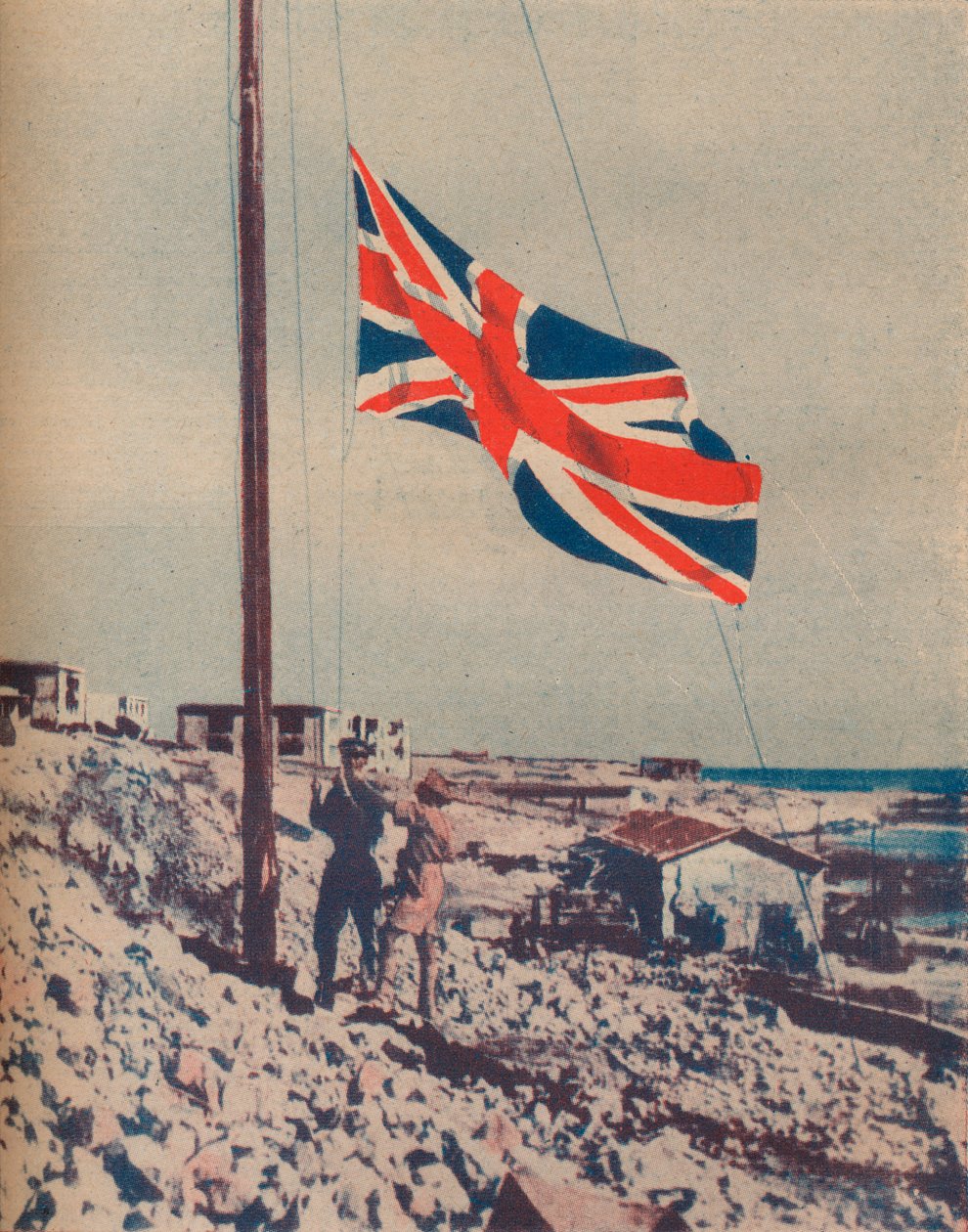 Az Union Jack átrepül Tobruk felett, 1942 alkotó: Unbekannt