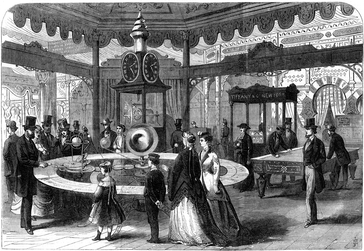 A Párizsi Nemzetközi Kiállítás egyesült államokbeli része, 1867 alkotó: Unbekannt