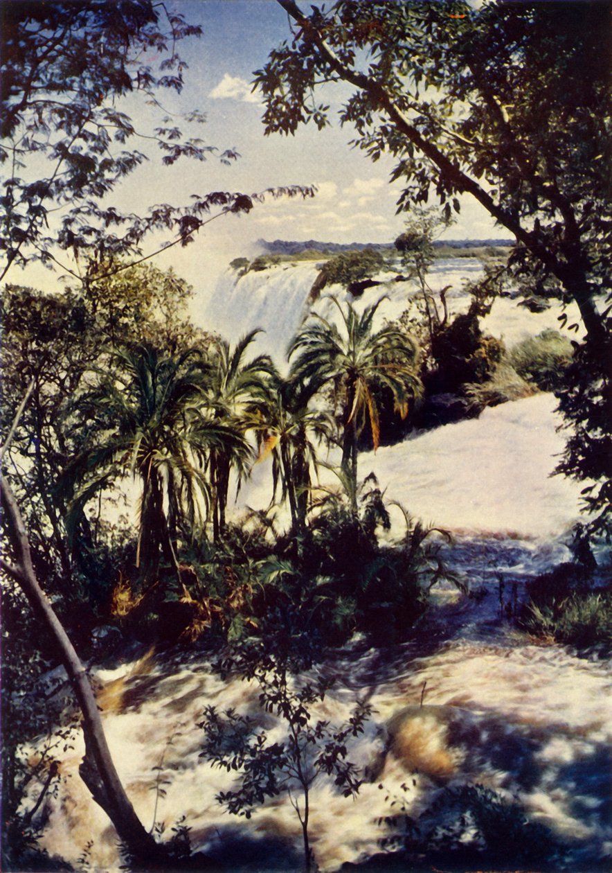 A Victoria-vízesés Dél-Rhodesiában, 1948. alkotó: Unbekannt