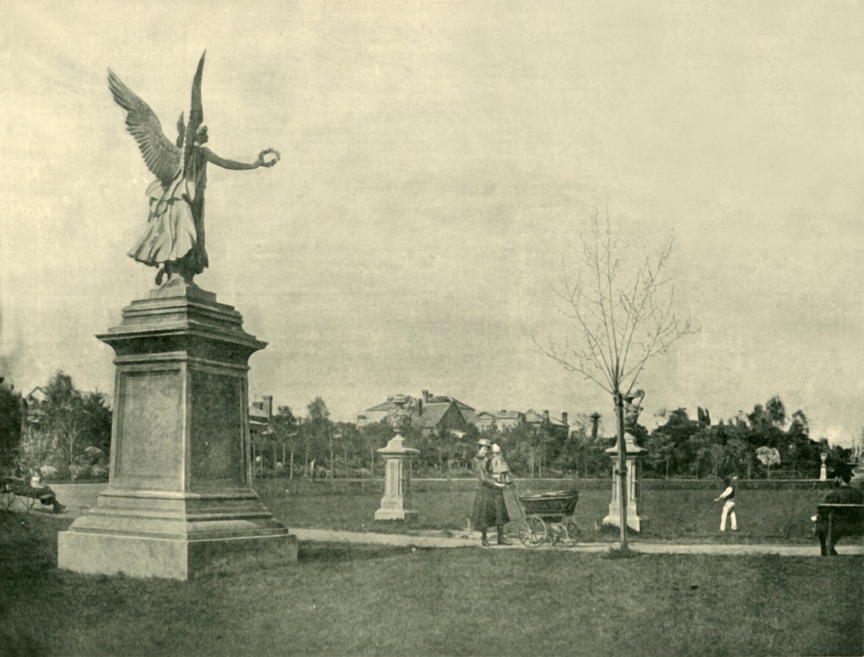 A Victoria Gardens, Windsor, 1901. alkotó: Unbekannt
