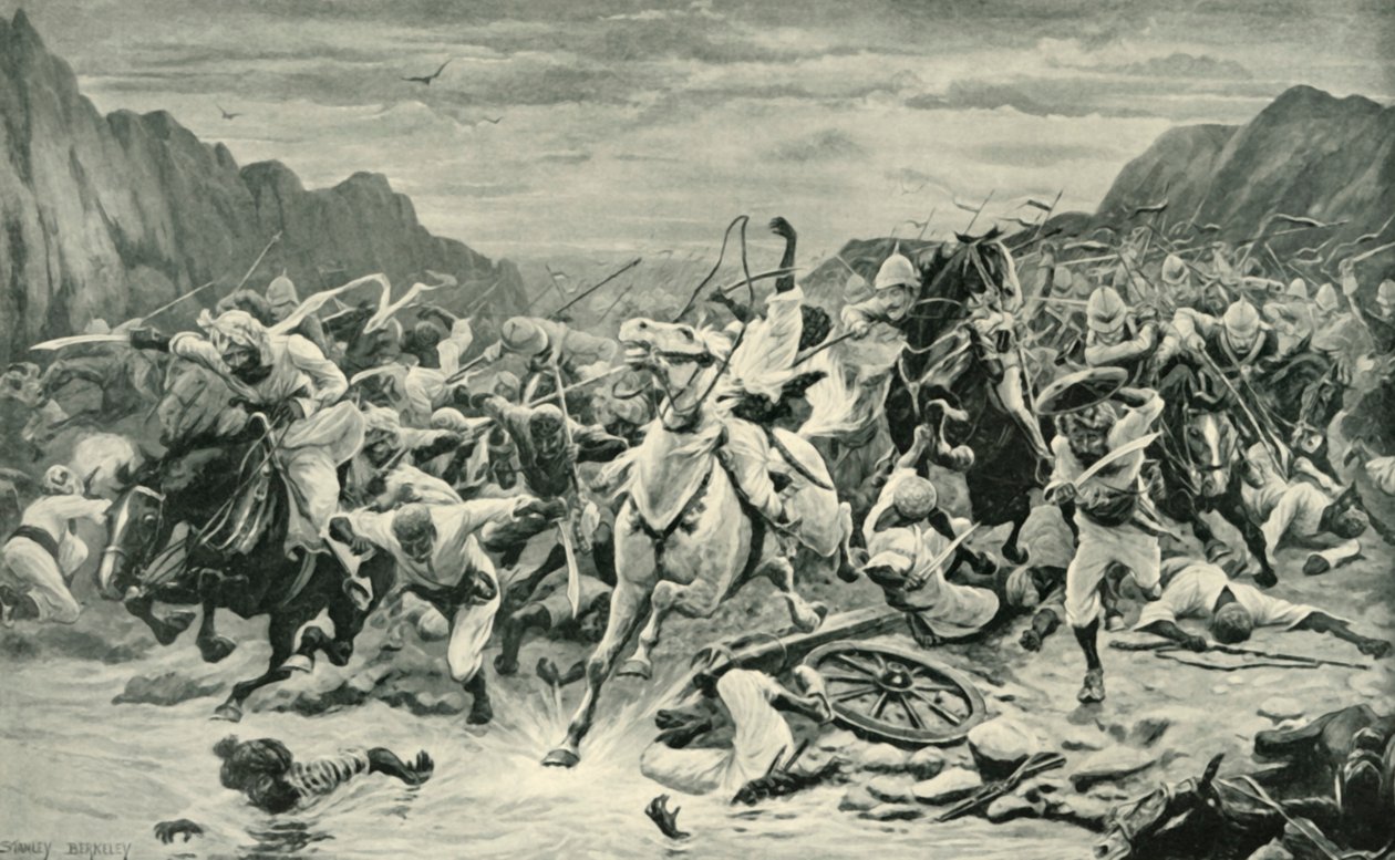 A kandahári lovasság győzelme az Arghandab folyóig, 1901. alkotó: Unbekannt