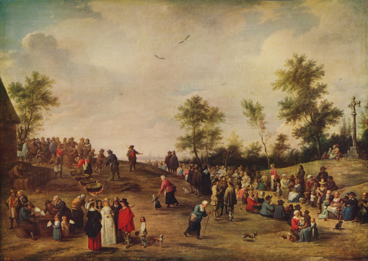 The Village Fete, 1846 után, c1915 alkotó: Unbekannt
