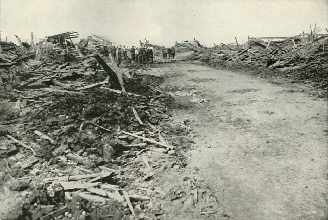 A falu ---. , 1919. alkotó: Unbekannt
