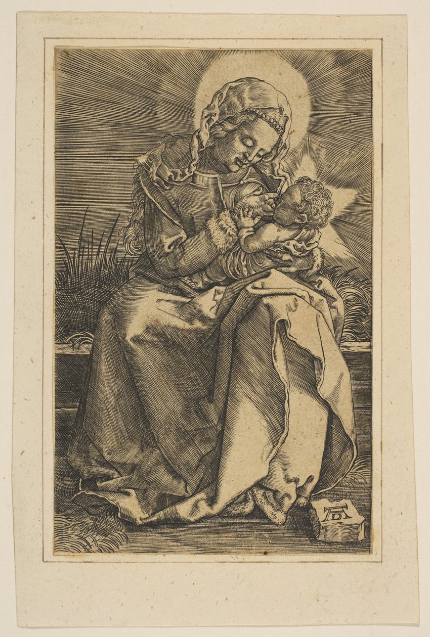 The Virgin Nursing the Christ Child, copy.n.d. alkotó: Unbekannt